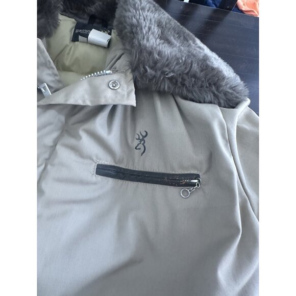 Browning Sportsman's Apparel Vintage Hunting Goose Down Chore Coat Jacket 46 - Picture 4 of 5